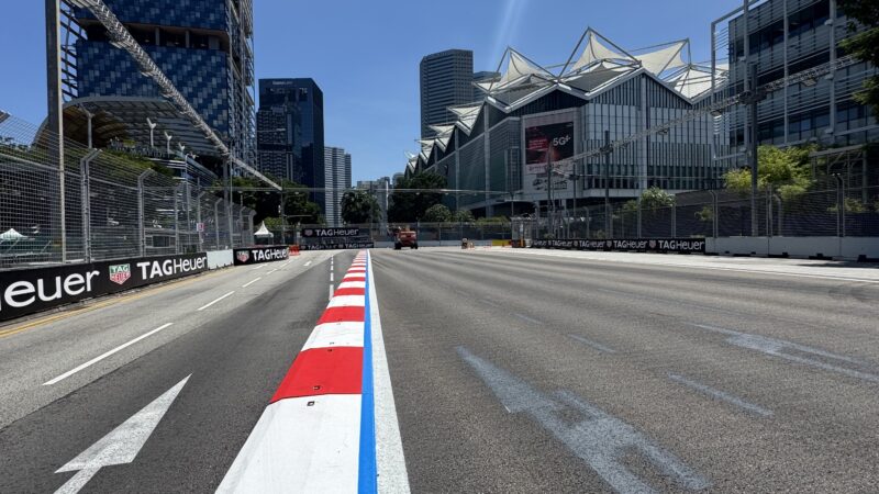 street circuit marking singapore