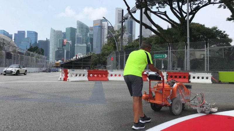 street circuit painting singapore roadgrip