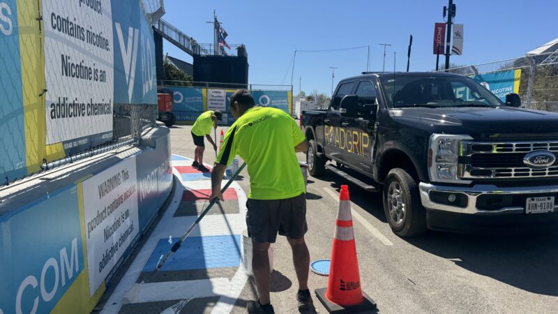 street circuit striping indycar