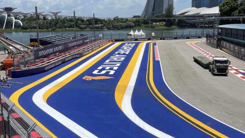 street circuit track marking roadgrip singapore