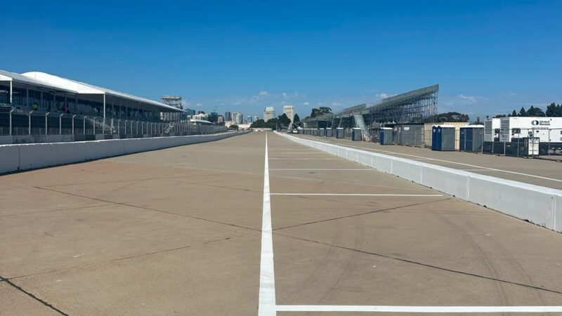 striping street circuit nascar san diego