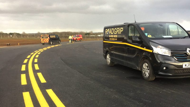 taxiway line painting roadgrip