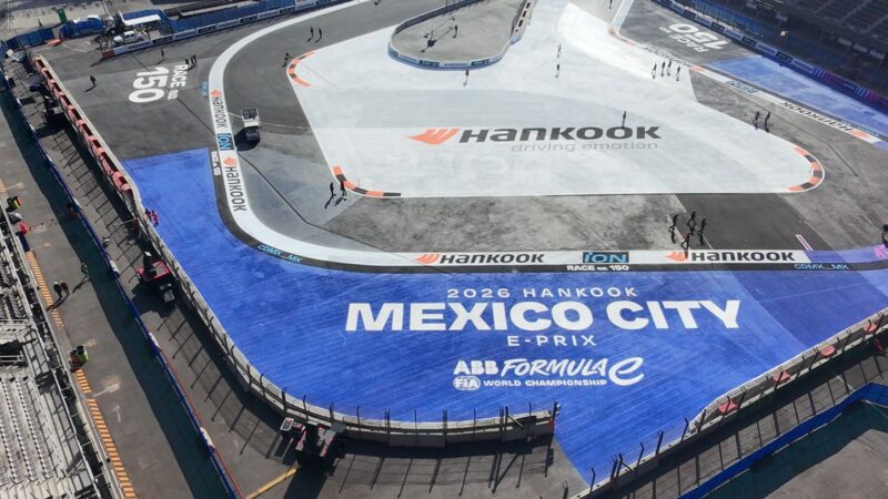 temporary race circuitpainting formula e