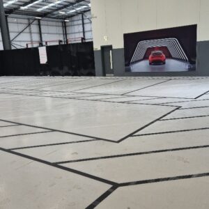 tesla showroom markings