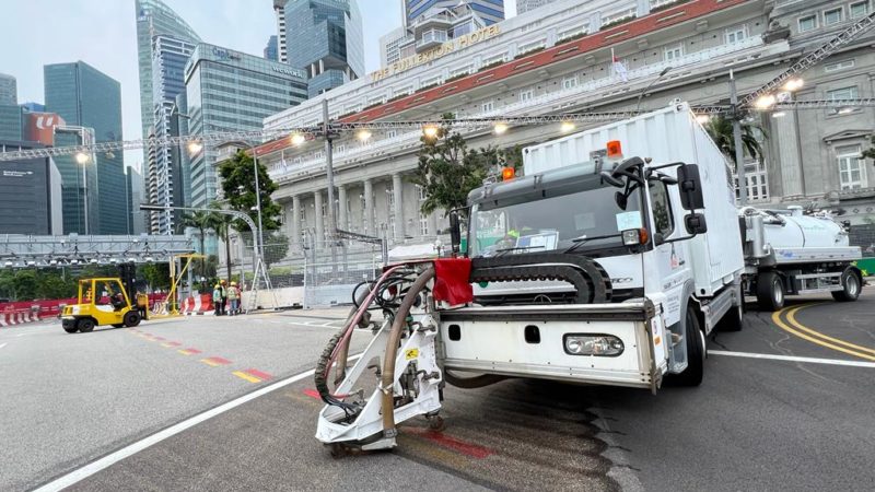 track cleaning singapore marina bay trackjet