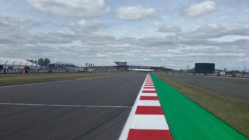 track kerb painting silverstone