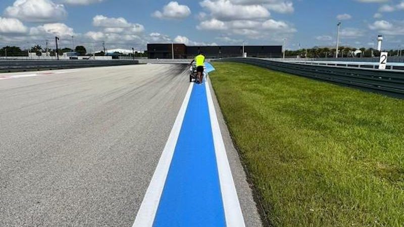 track line marking refresh concours club