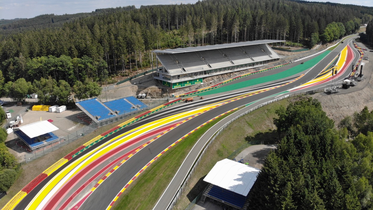 track line marking spa belgium