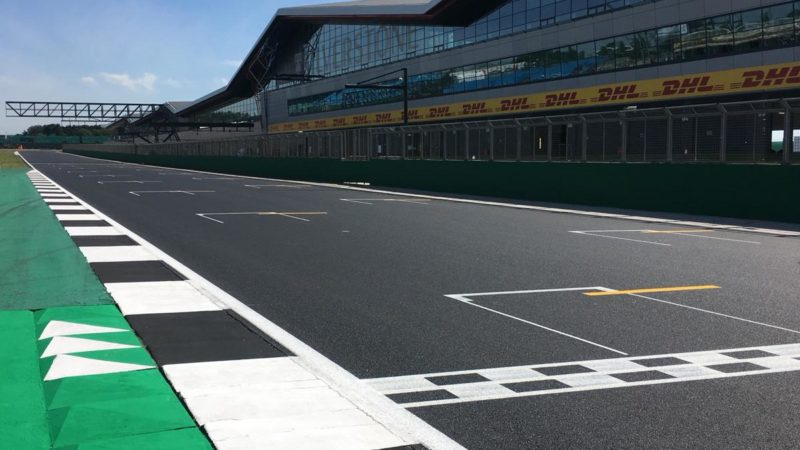 track marking Silverstone