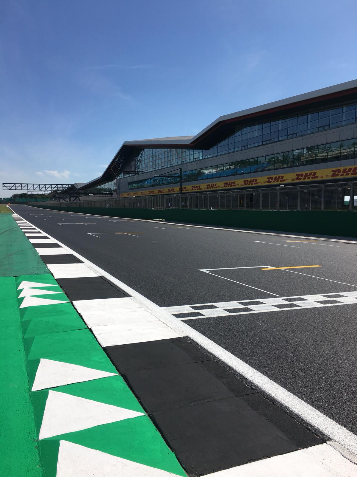 track marking Silverstone