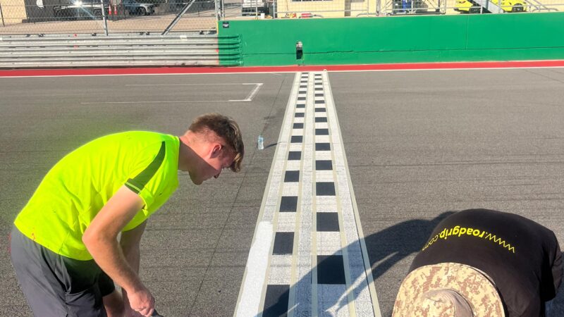 track markings contractor cota usa
