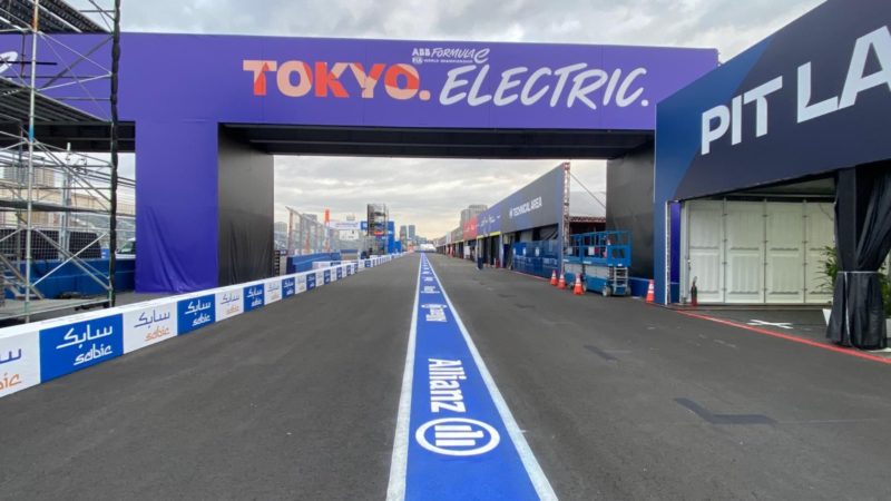 track markings formula e tokyo
