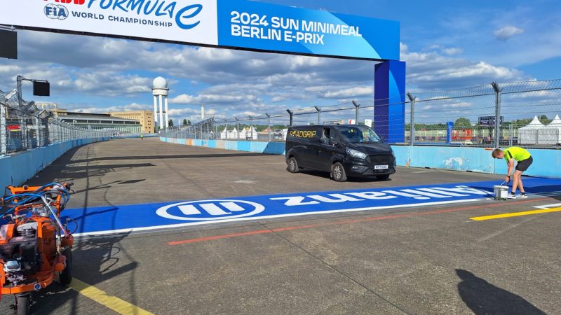 track painting formula e berlin