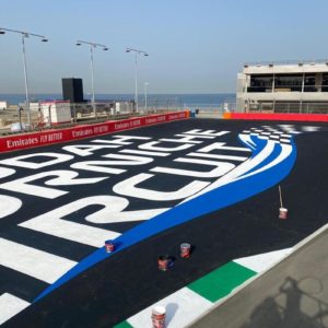 track painting jeddah saudi circuit 2022 roadgrip