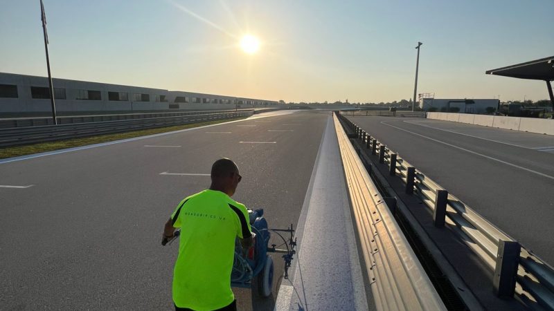 track painting miami sunset roadgrip