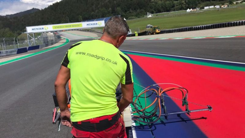 track painting motorsport roadgrip red bull