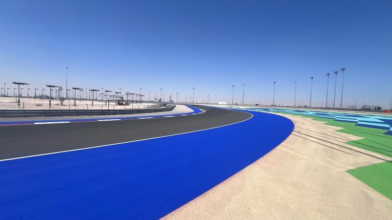 track painting qatar motogp roadgrip