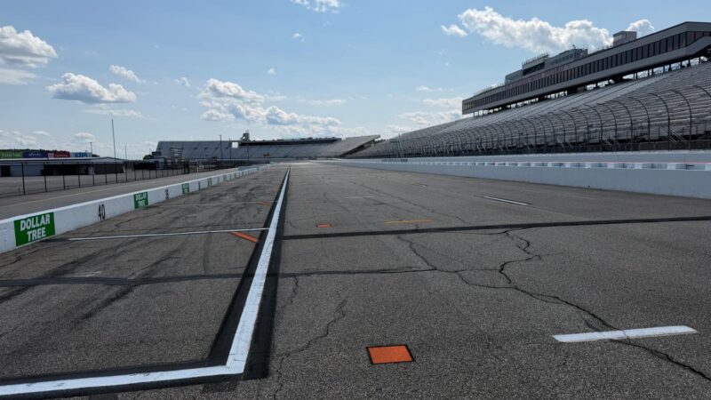 track striping nascar new hampshire