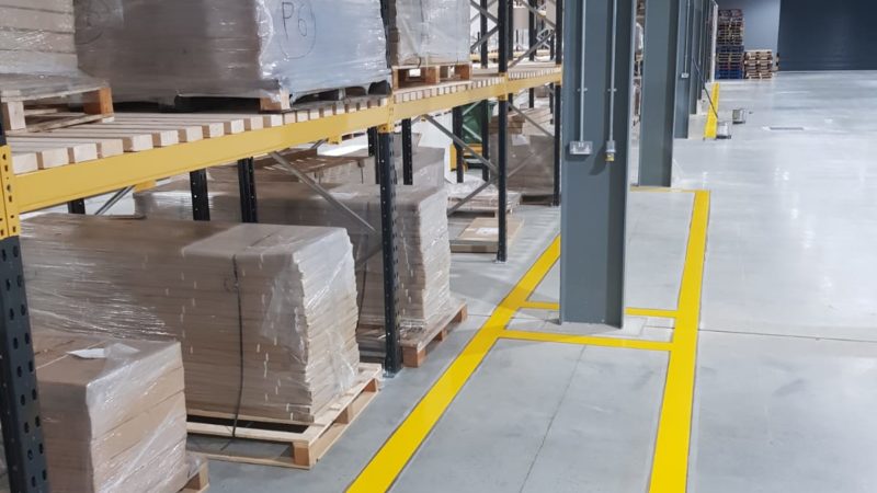 warehouse line marking