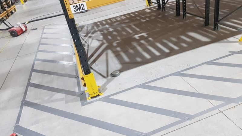 warehouse line painting