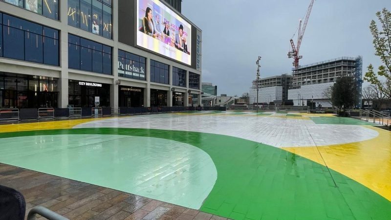 westfield square floor coating painting