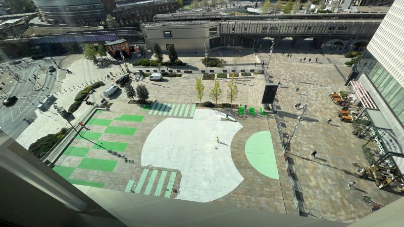 westfield white city square painting