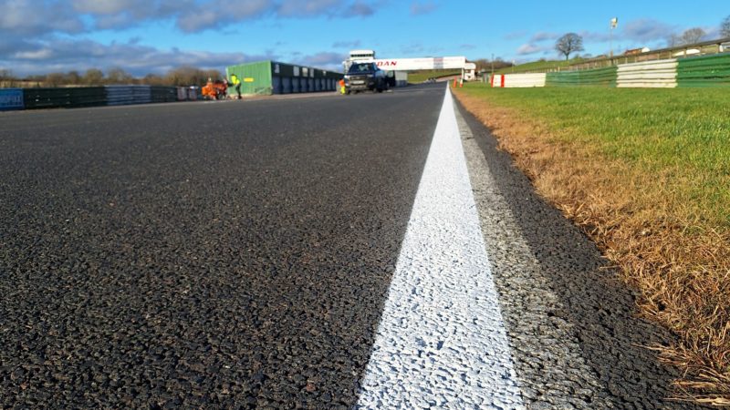 white line marking roadgrip