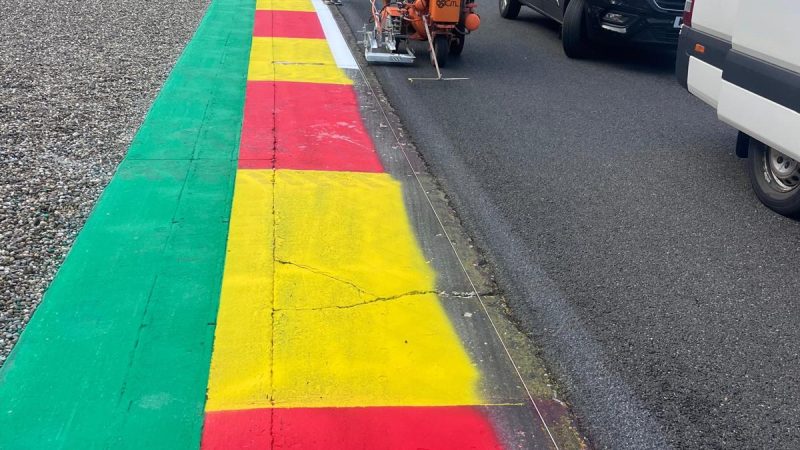 white line painting roadgrip motorsport