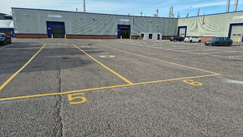 yard car park lining roadgrip