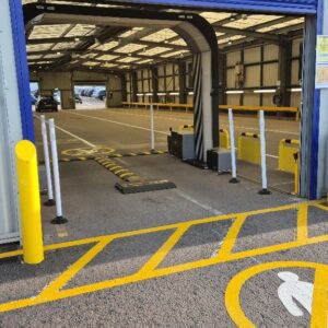 yard line marking roadgrip