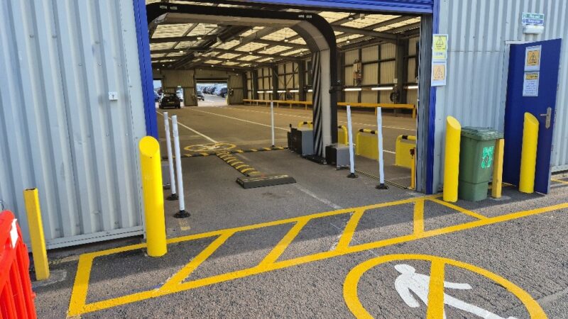 yard line marking roadgrip